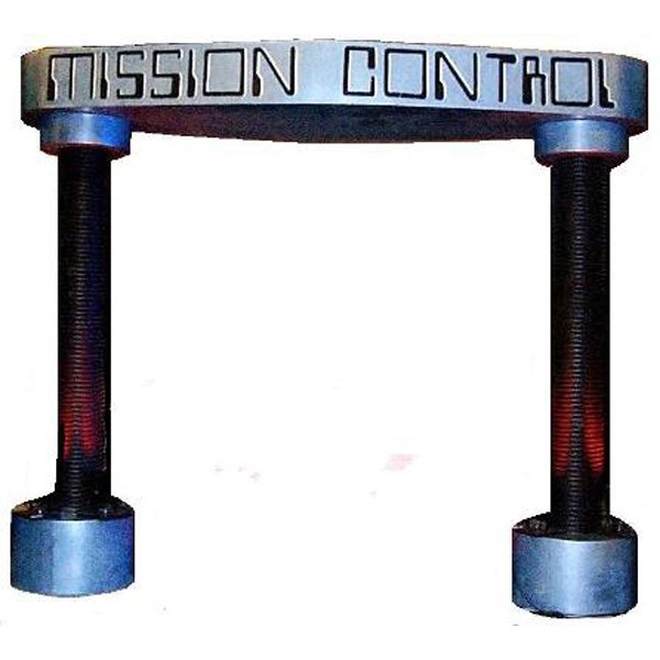 Mission Control Sign & Pillars (shown in situ)