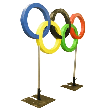 Olympic Rings Freestanding with Support