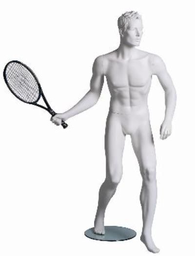  Mannequin as Tennis Player