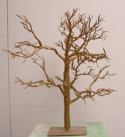 Table Centre Gold Twig Tree