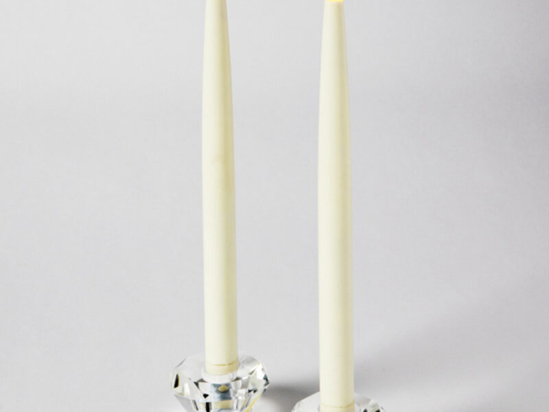 10" Warm White Battery Candle
