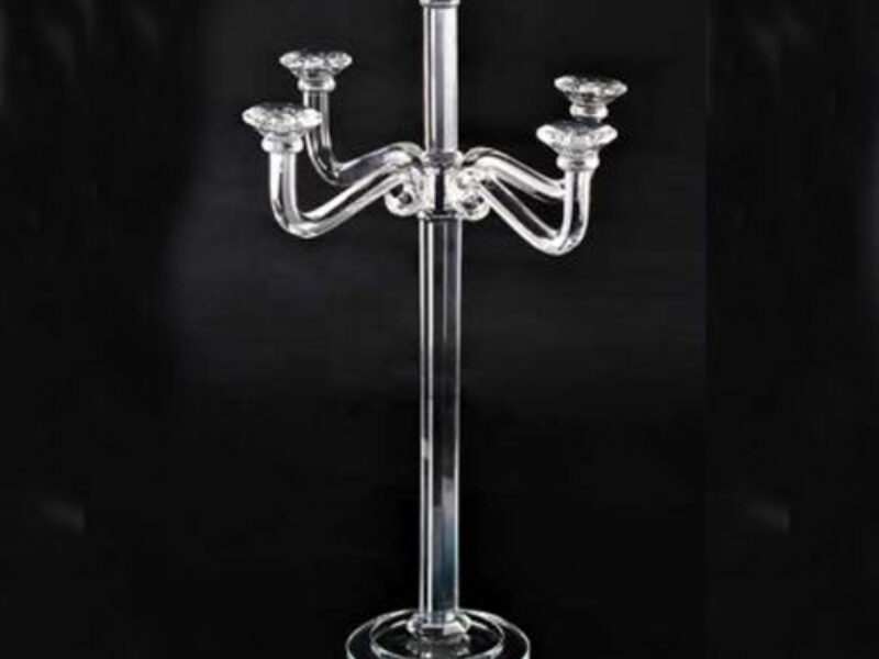 Candelabra Glass 5 Lamp