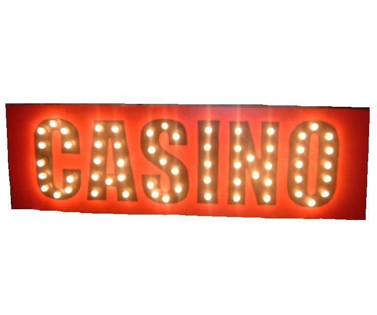  Illuminated "Casino" Sign
