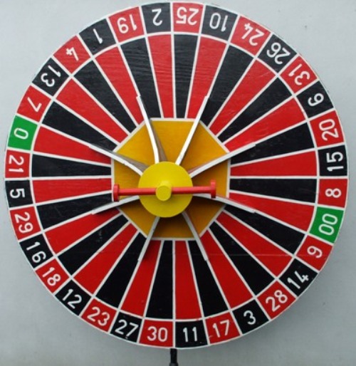  Model of Giant Roulette Wheel c/w Stand