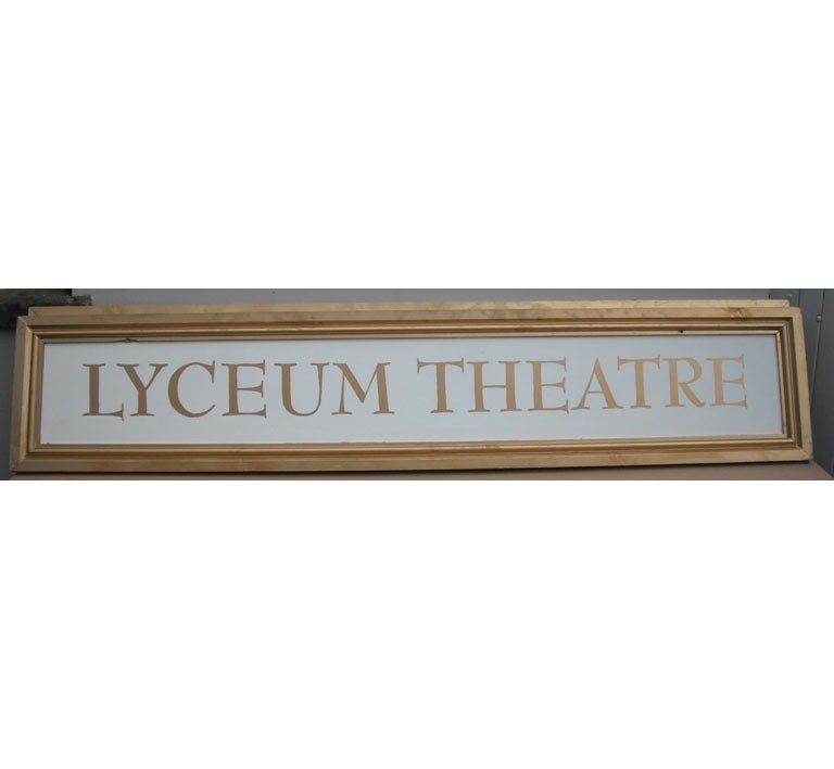Lyceum Theatre Sign