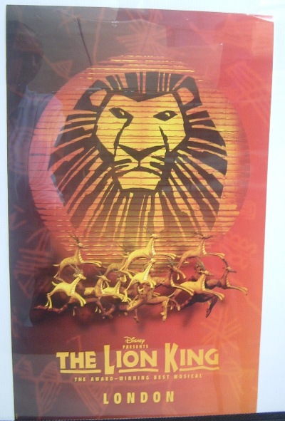  Poster of The Lion King c/w Frame