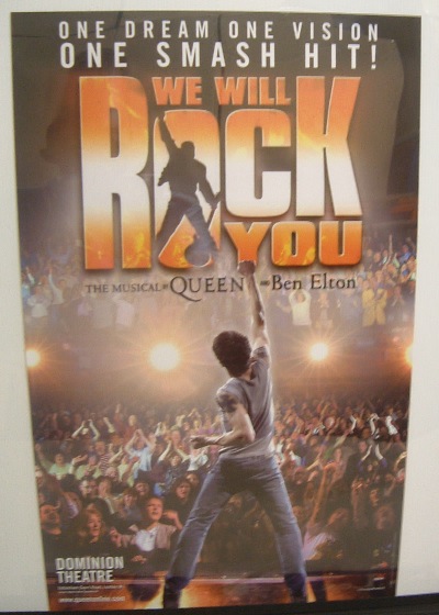  Poster of We Will Rock You c/w Frame