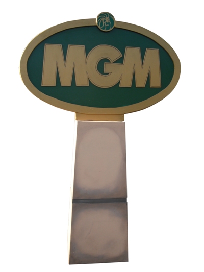  MGM Grand Hotel Sign 3D