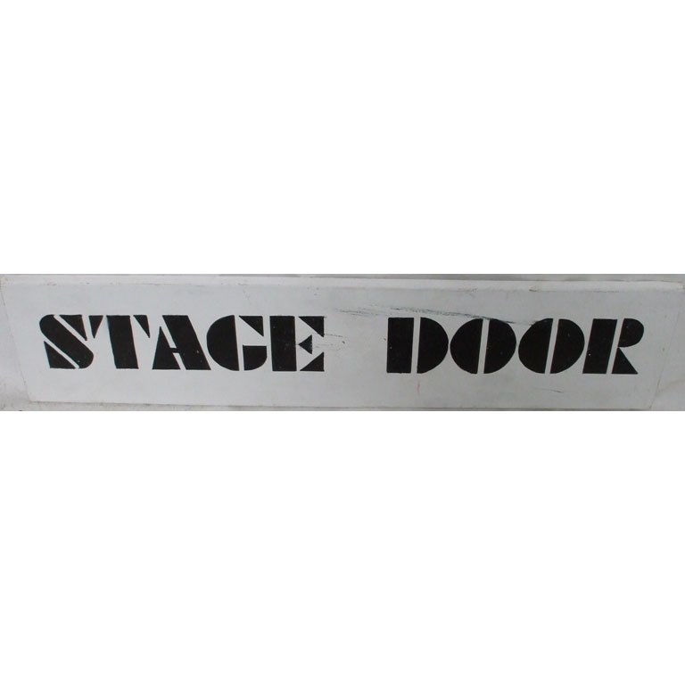  Stage Door Sign