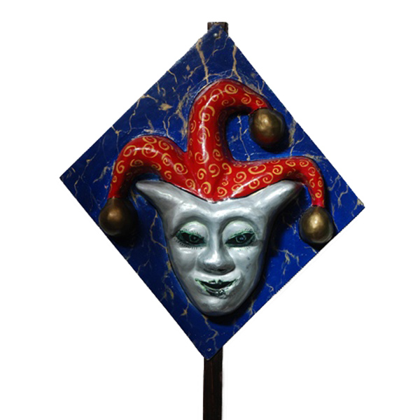 2D Venetian Jester Mask Design 3