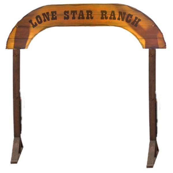 Lone Star Ranch Sign entrance