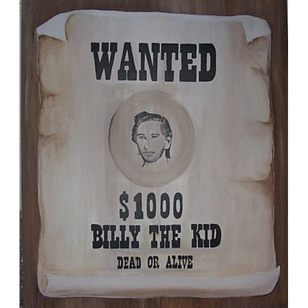 Poster  Wanted Billy the Kid