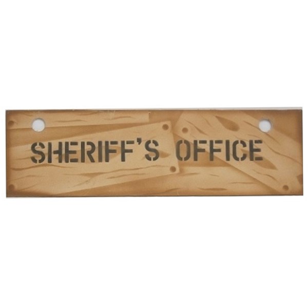 Sheriff's Office Sign (stencilled)