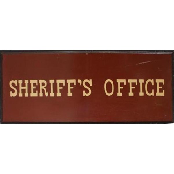 Sign "Sheriff's Office"