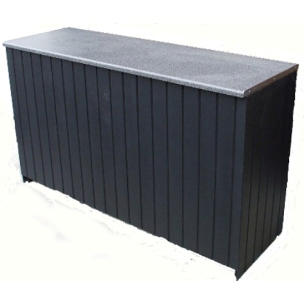 Bar Standard Black Section c/w Grey Worktop