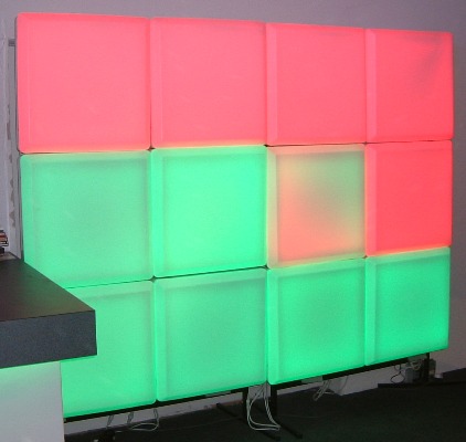  LED Panel in situ Green/red