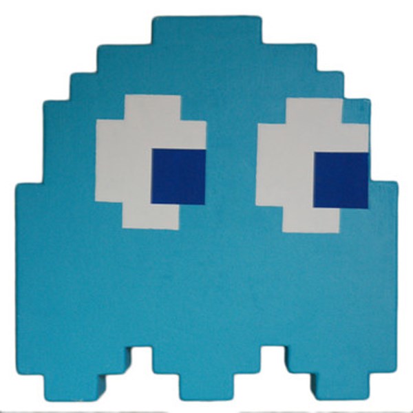 Pacman Ghost Model Blue