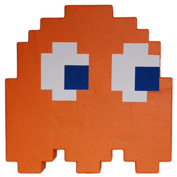Pacman Ghost Model Orange