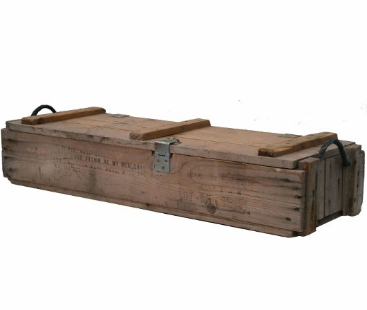 Wooden Army Crate