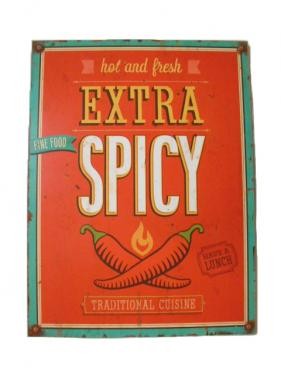 Extra Spicy Traditional Cuisine Sign 40cm x 30cm