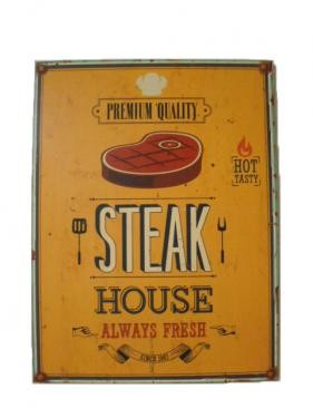 Steak House Always Fresh Sign 40cm x 30cm