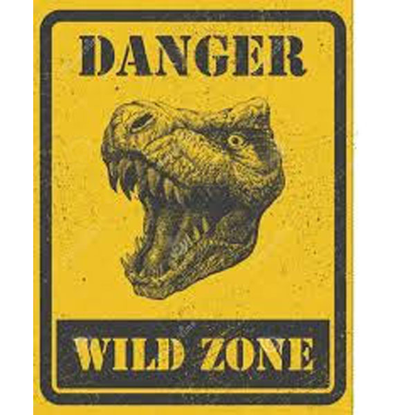 'Danger Wild Zone' sign