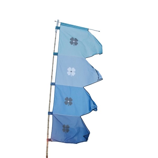 Festival Flag 'Lucky Blue Clover'