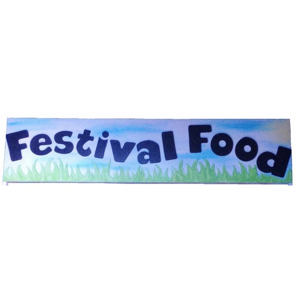 'Festival Food' sign