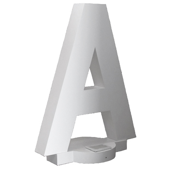 Giant Letter "A" c/w uplighter 