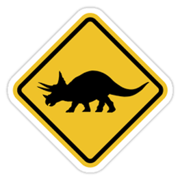 Triceratops sign