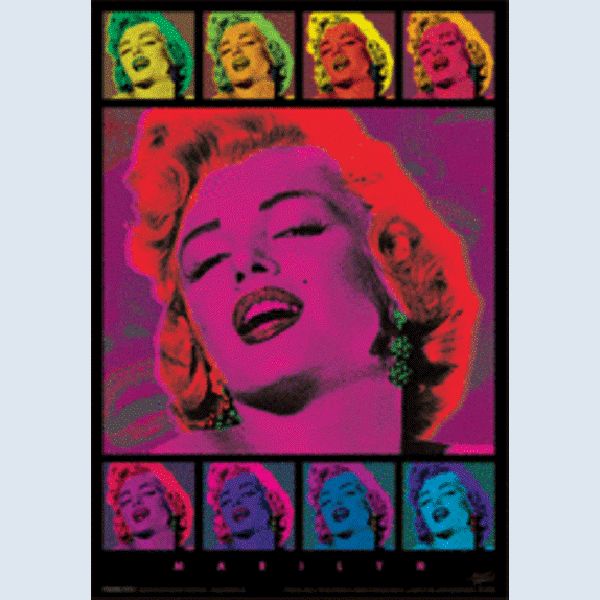 Marilyn Monroe Pop Art poster