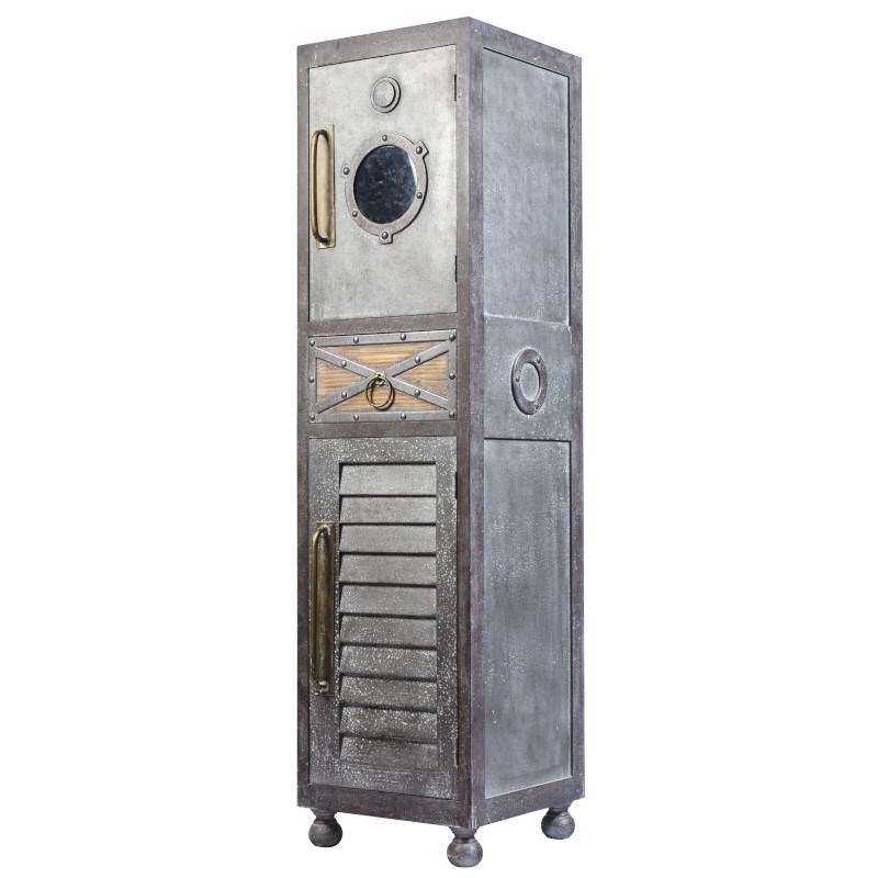 Metal Cabinet with Porthole
