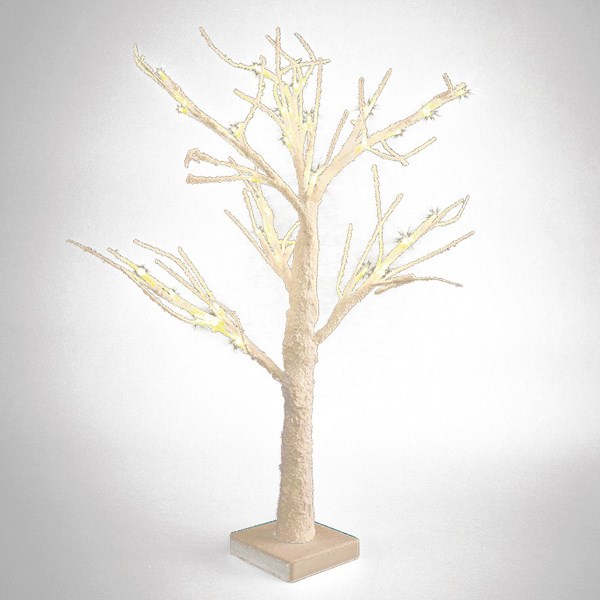 Snowy White Tree with battery LEDs 