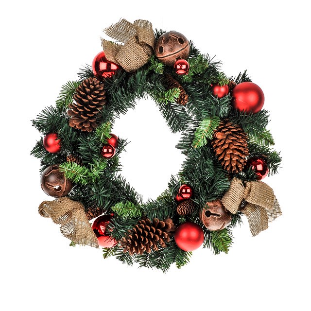 Baubles and Bells Wreath 60cm