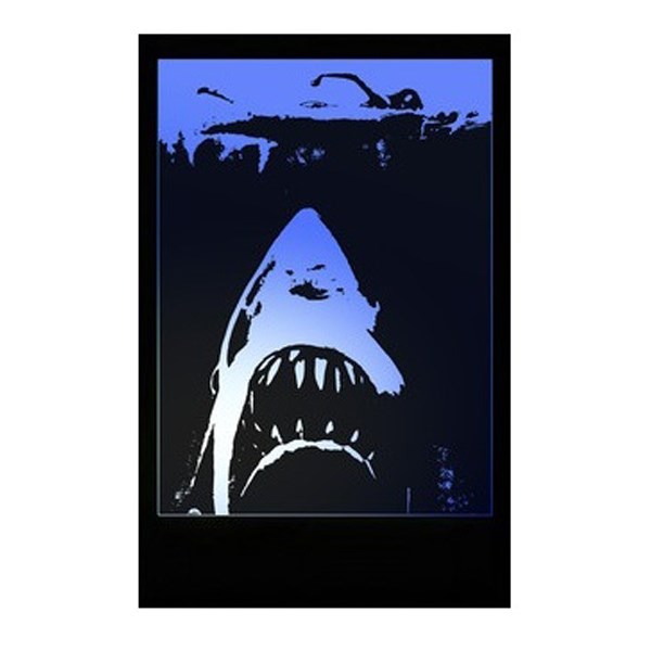 Jaws Silhouette Panel