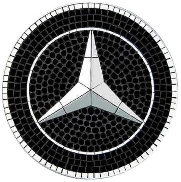 Mercedes Mosaic Tile Wallhanging
