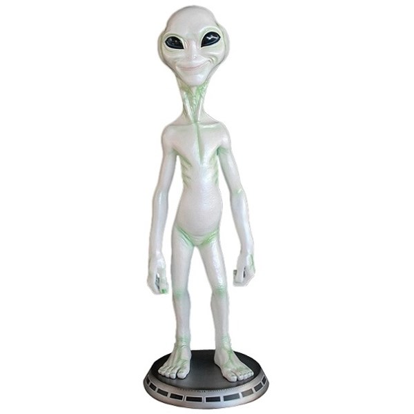 Alien on Spaceship Base 3D Model