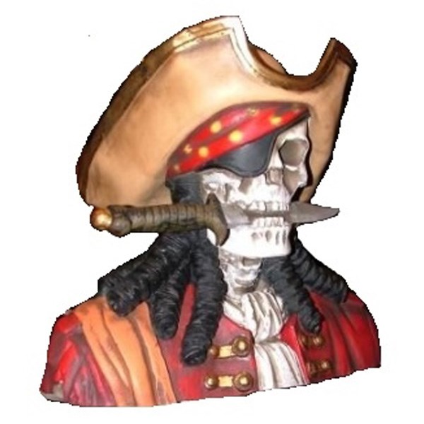Pirate Skeleton 3D Bust