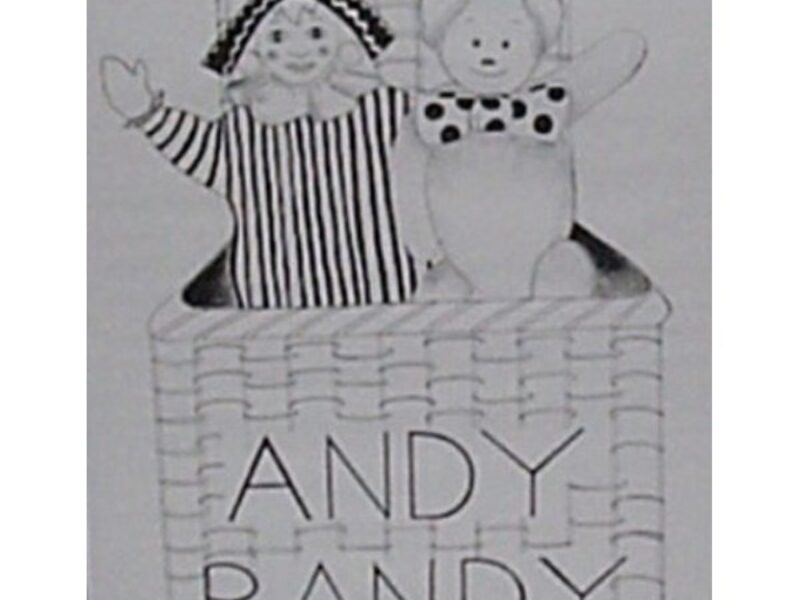  Poster Andy Pandy c/w Frame and Stand