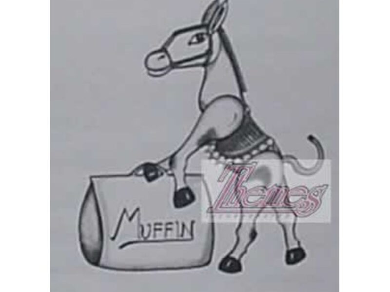  Poster Muffin the Mule c/w Stand