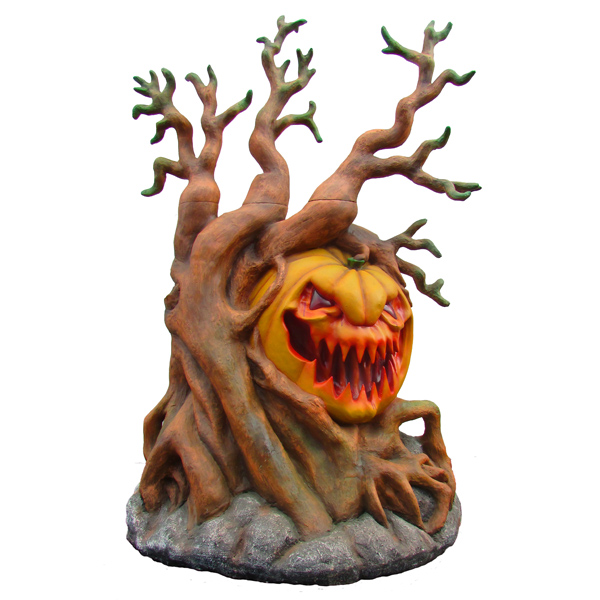 Evil Pumpkin Tree 3D Model