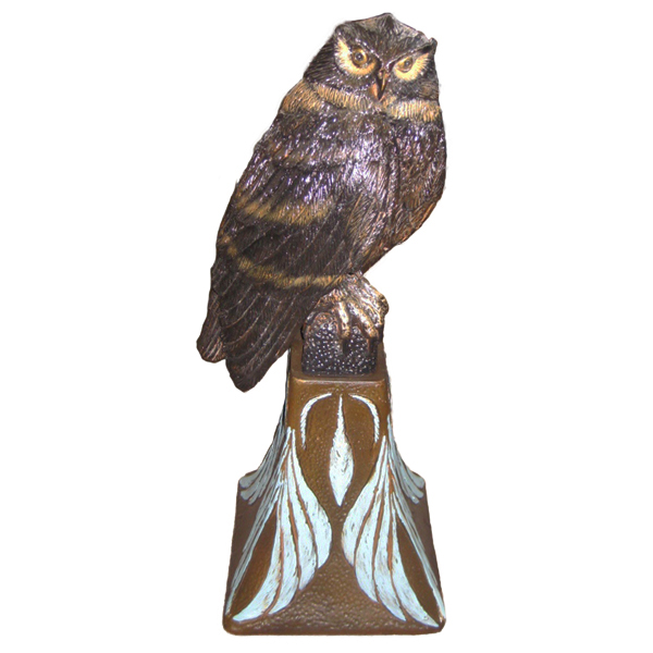Owl on Plinth 3D Model