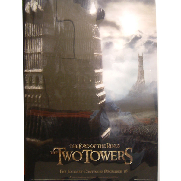 Poster Two Towers The Journey Continues)