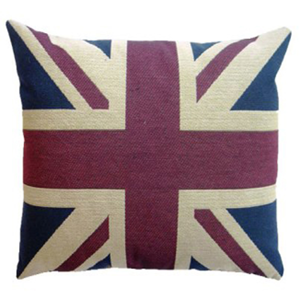 Union Jack Cushion in linen look