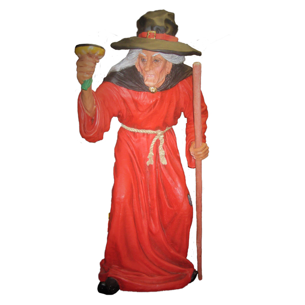 Witch with Stick 3D Model
