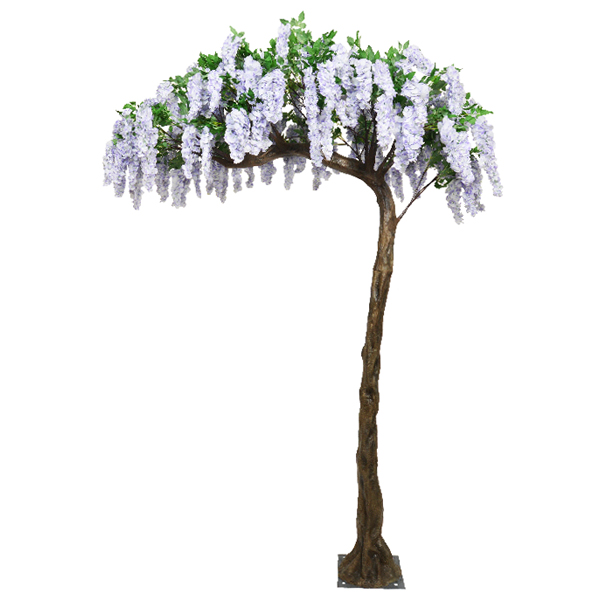 Lilac Wisteria Half Canopy Tree