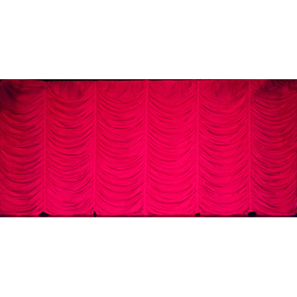 Ruched Austrian Stage Theatre Curtain