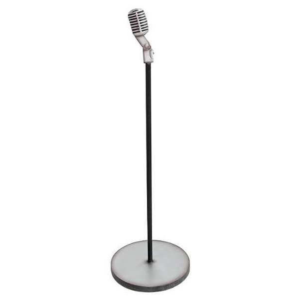 Vintage Microphone on Stand Model