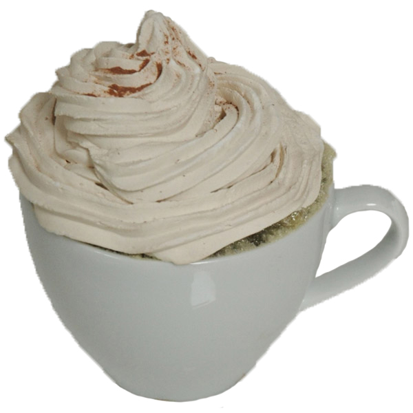 Coffee with Whipped Cream in Cup