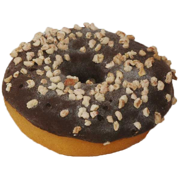Iced Doughnut with Nuts